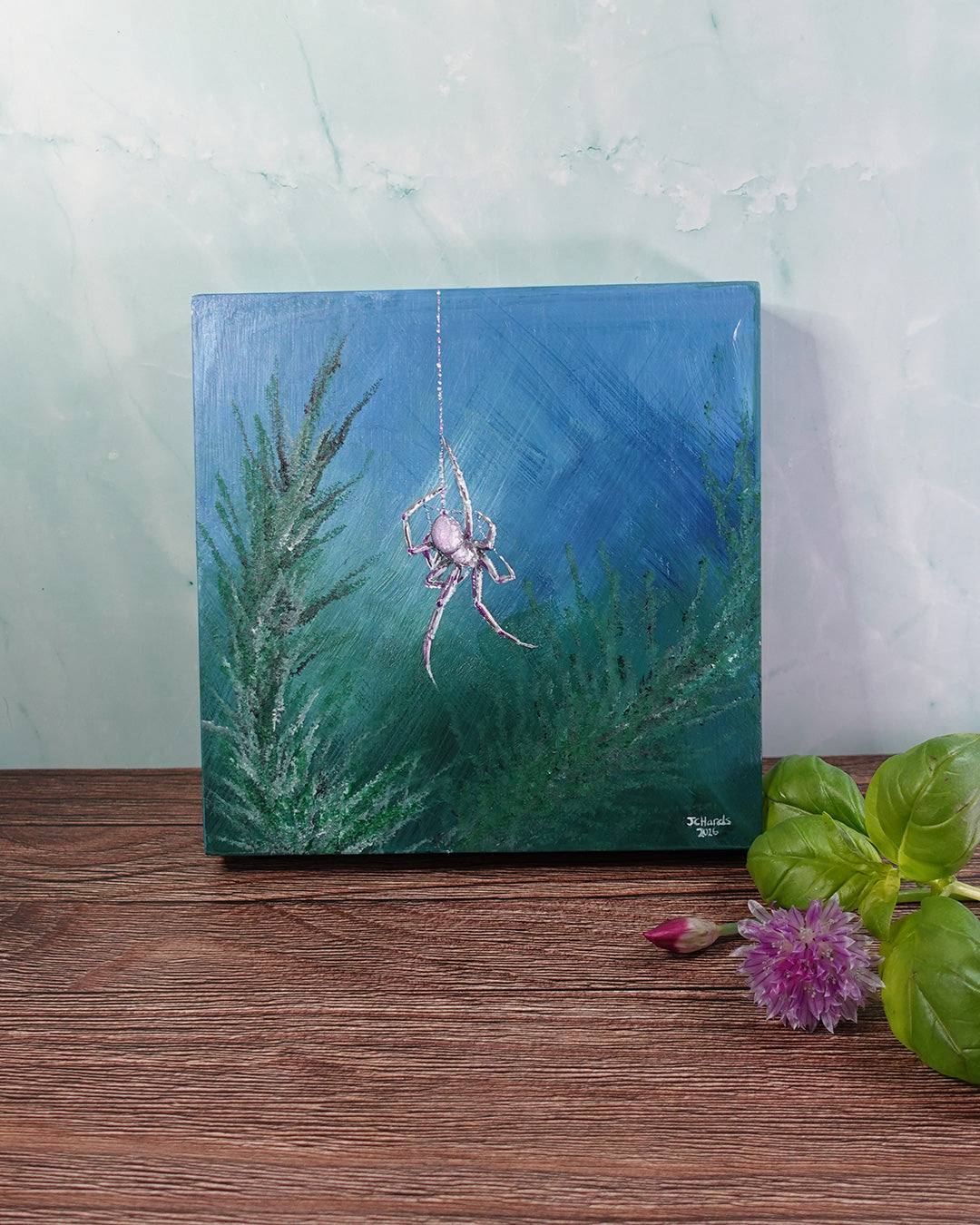 A New Web - Original Painting by Jo Hards