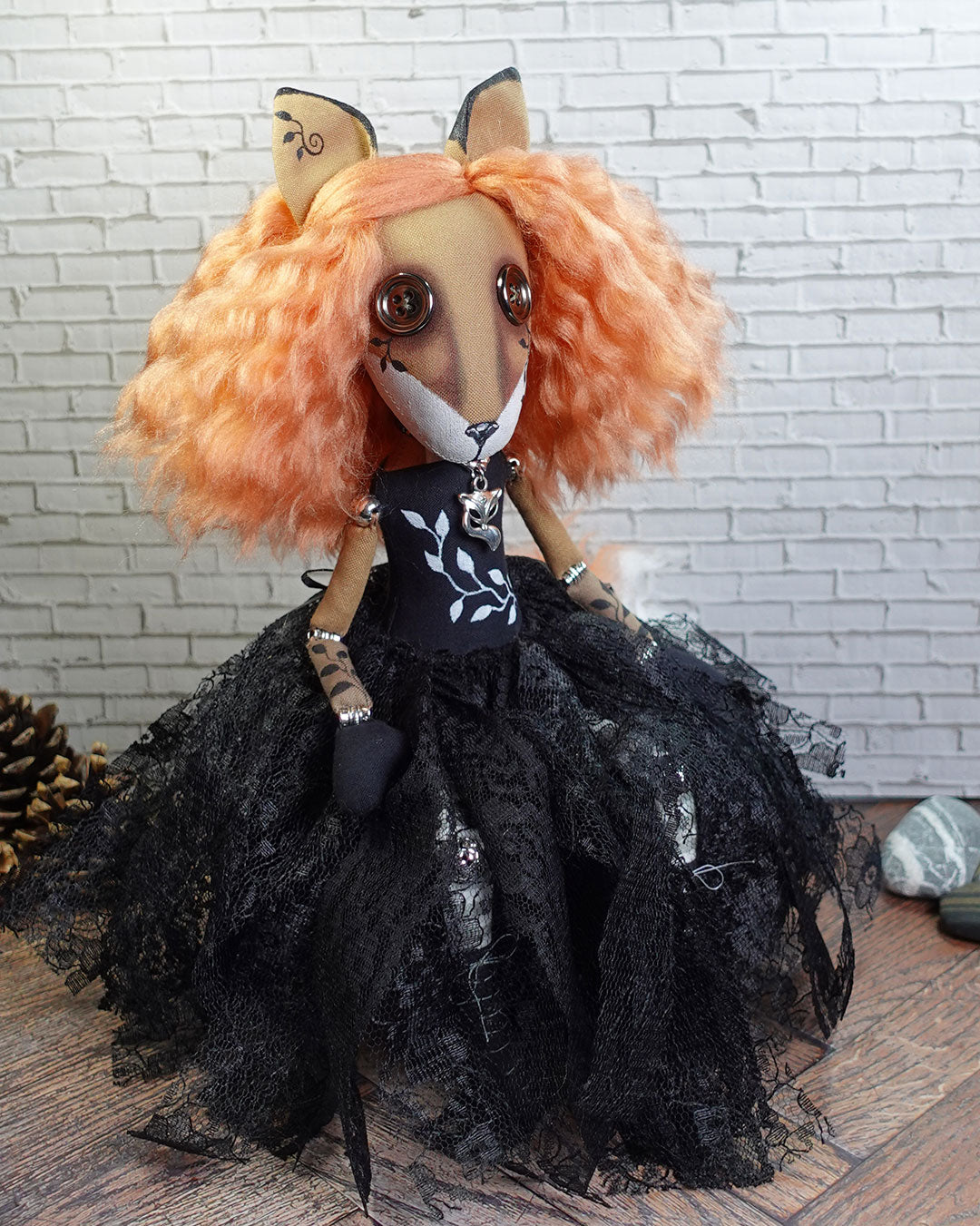 Marigold Inkwell - Original Textile Art Doll