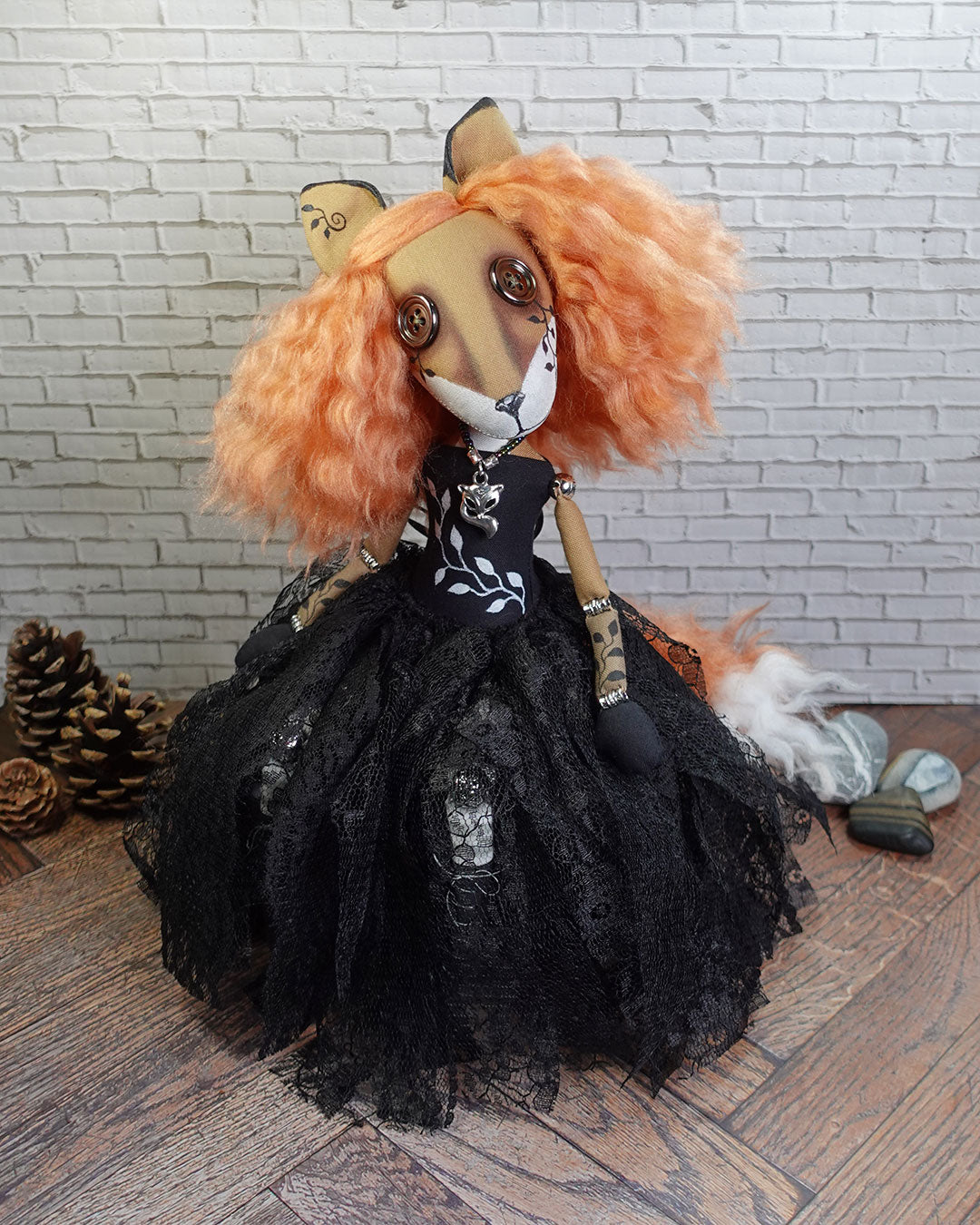 Marigold Inkwell - Original Textile Art Doll