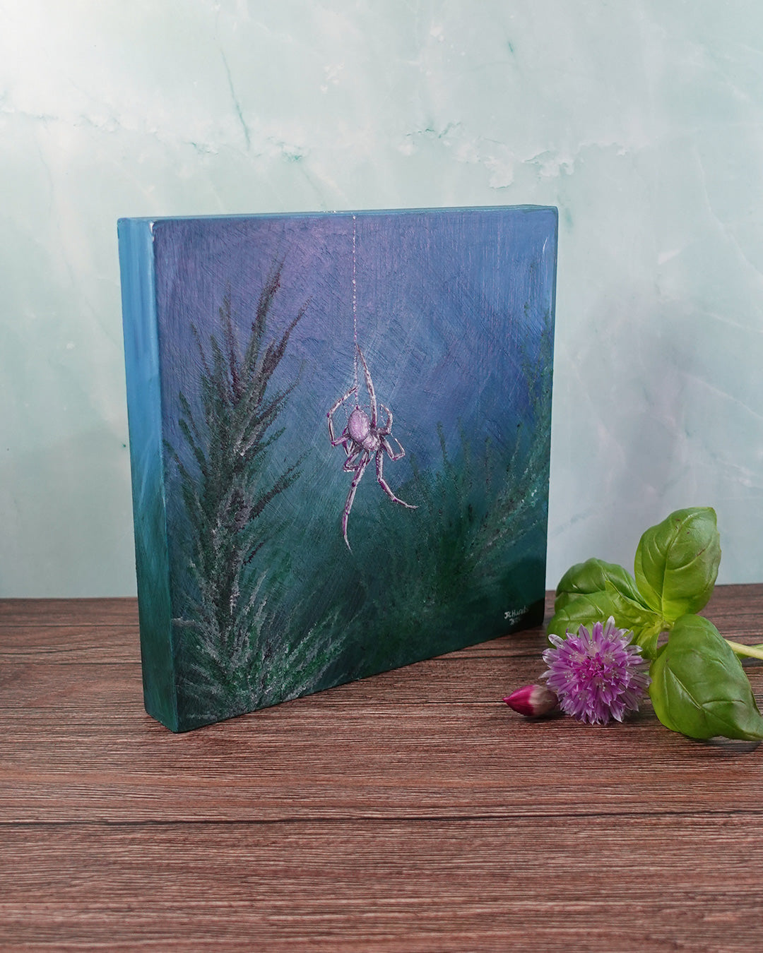 A New Web - Original Painting by Jo Hards