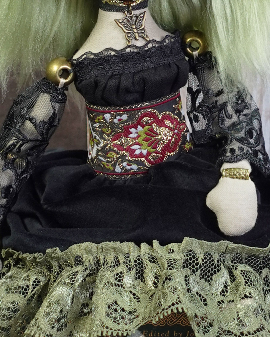 Reya Laureltree - Original Textile Art Doll
