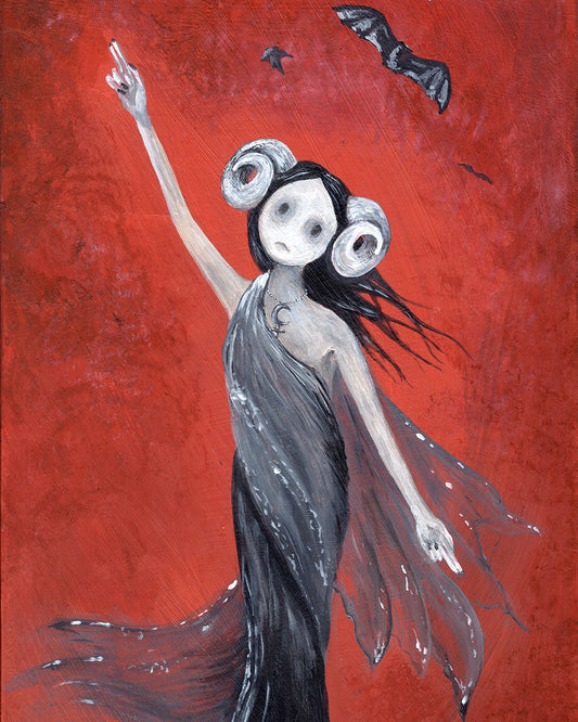 To Stand In The Dark - Original Painting by Jo Hards