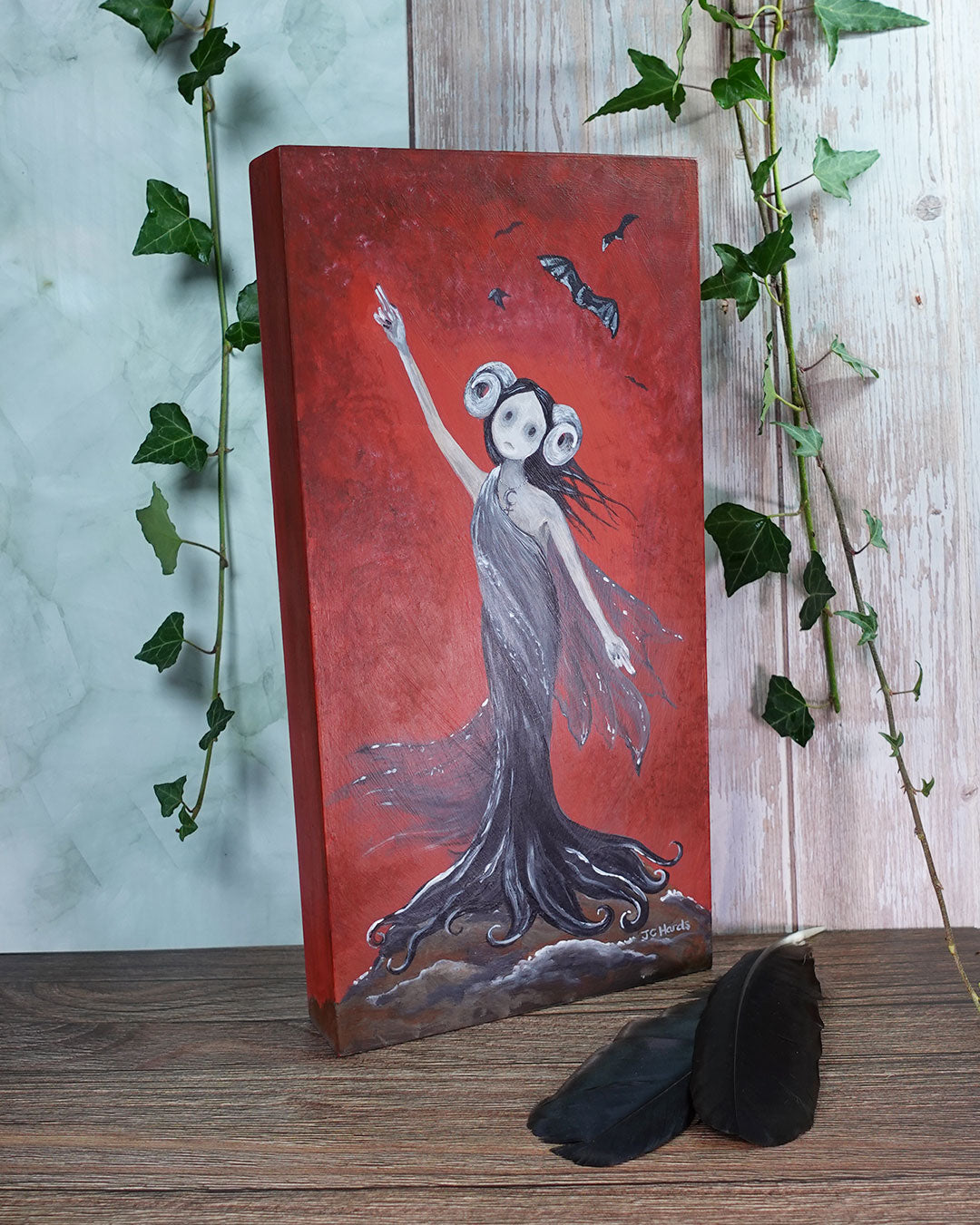 To Stand In The Dark - Original Painting by Jo Hards
