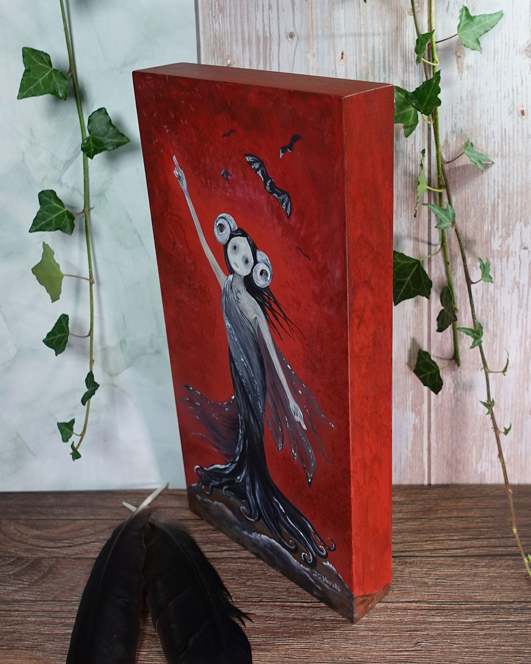 To Stand In The Dark - Original Painting by Jo Hards