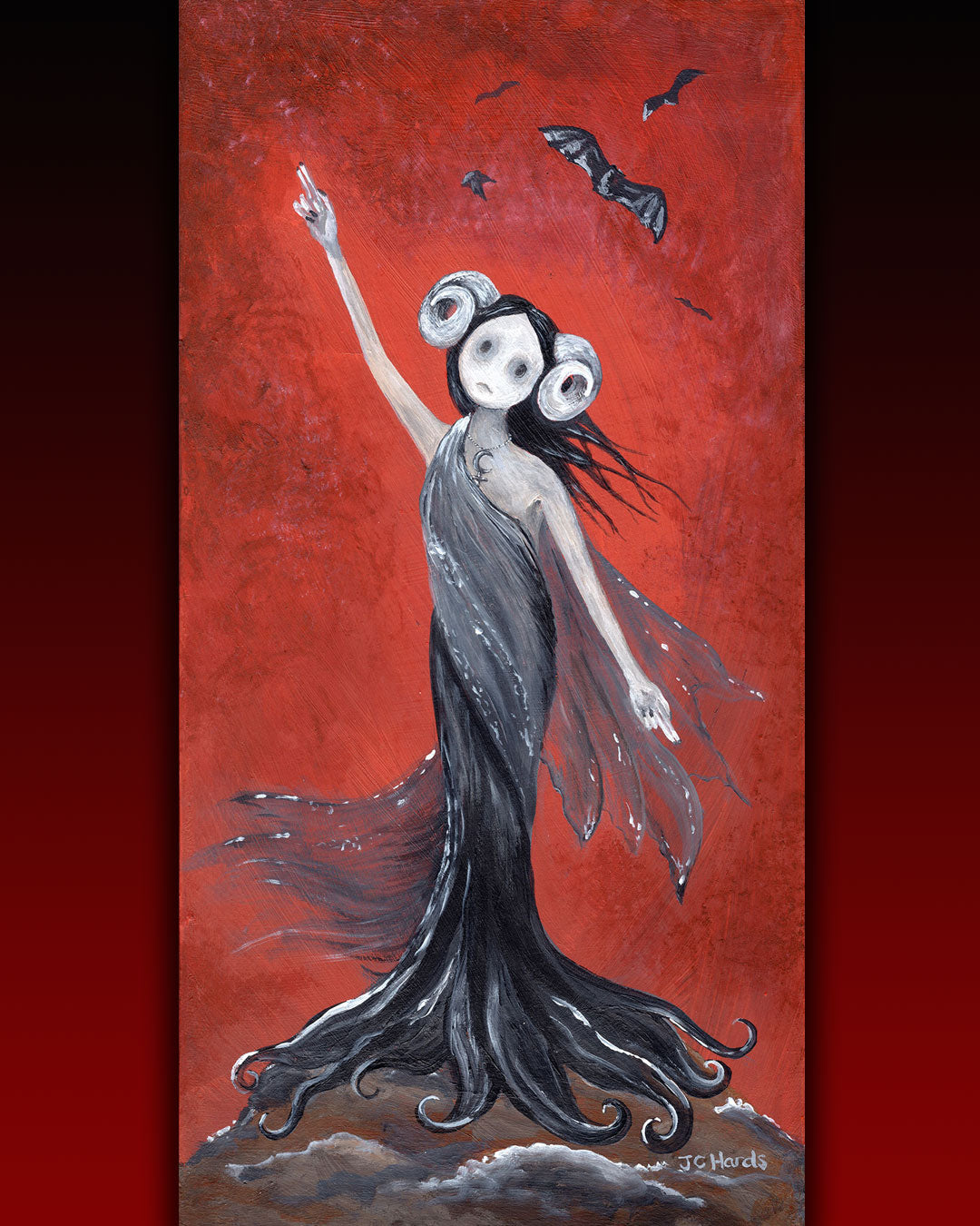 To Stand In The Dark - Original Painting by Jo Hards